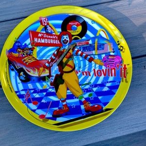 Set of 3 McDonalds Vintage Diner 2005 plates